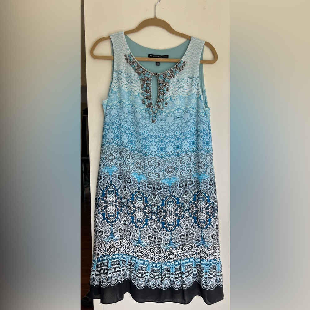 White House Black Market Patterned Dress
